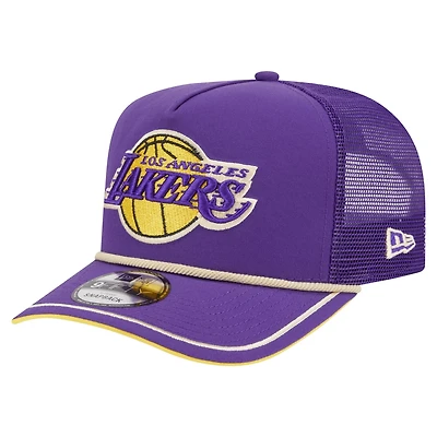 New Era Los Angeles Lakers Vintage Team Rope A-Frame 9FIFTY Snapback Hat