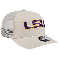 New Era LSU Tigers Canvas 9SEVENTY Stretch-Snap Adjustable Hat