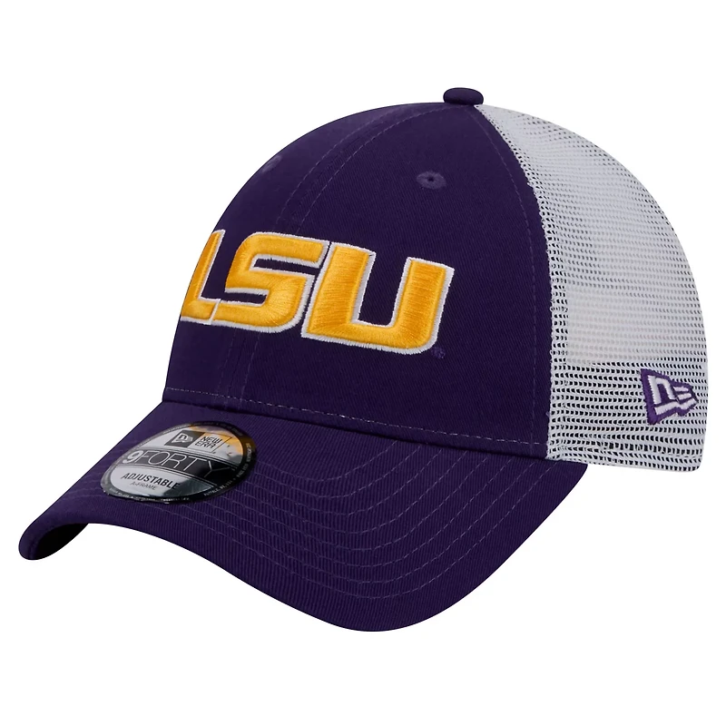 New Era LSU Tigers Trucker 9FORTY Adjustable Hat