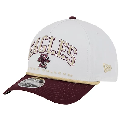 New Era Maroon Boston College Eagles Arch Two-Tone Rope 9FORTY A-Frame M-Crown Adjustable Hat