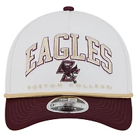 New Era Maroon Boston College Eagles Arch Two-Tone Rope 9FORTY A-Frame M-Crown Adjustable Hat