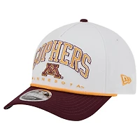 New Era Maroon Minnesota Golden Gophers Arch Two-Tone Rope 9FORTY A-Frame M-Crown Adjustable Hat