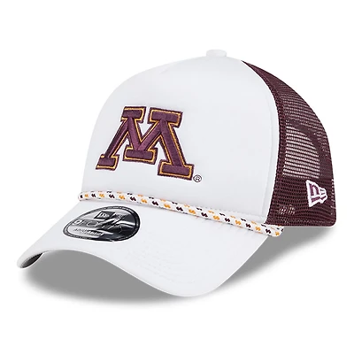 New Era /Maroon Minnesota Golden Gophers Court Sport Foam A-Frame 9FORTY Adjustable Trucker Hat
