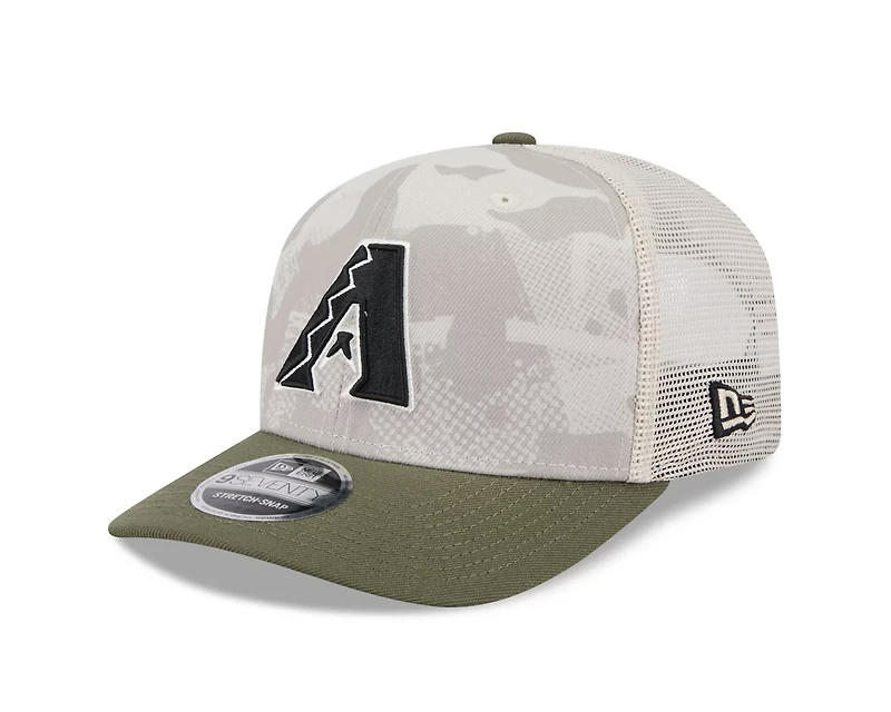 New Era Men's Arizona Diamondbacks  2025 Armed Forces Day Stretch Snap 9SEVENTY