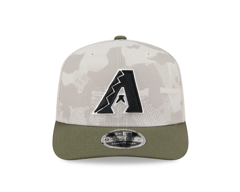 New Era Men's Arizona Diamondbacks  2025 Armed Forces Day Stretch Snap 9SEVENTY