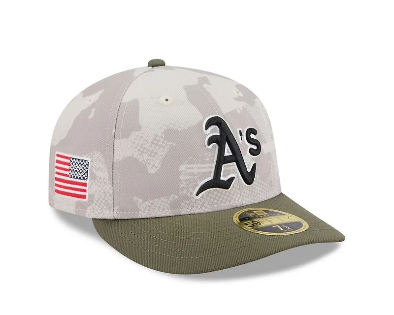 New Era Men's Athletics  2025 Armed Forces Day Low Profile 59FIFTY