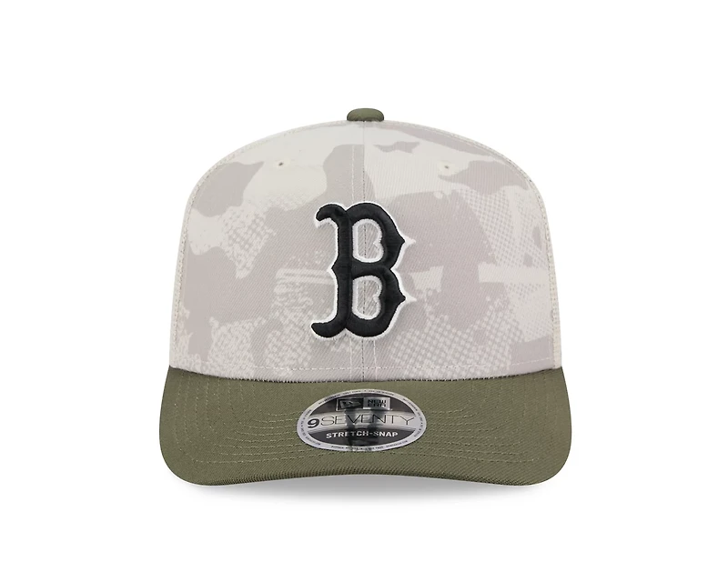 New Era Men's Boston Red Sox  2025 Armed Forces Day Stretch Snap 9SEVENTY