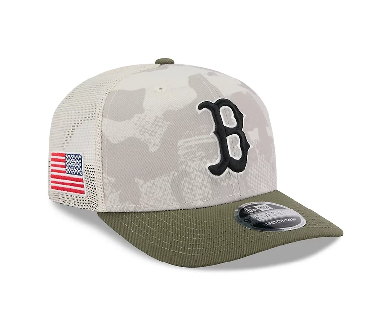 New Era Men's Boston Red Sox  2025 Armed Forces Day Stretch Snap 9SEVENTY