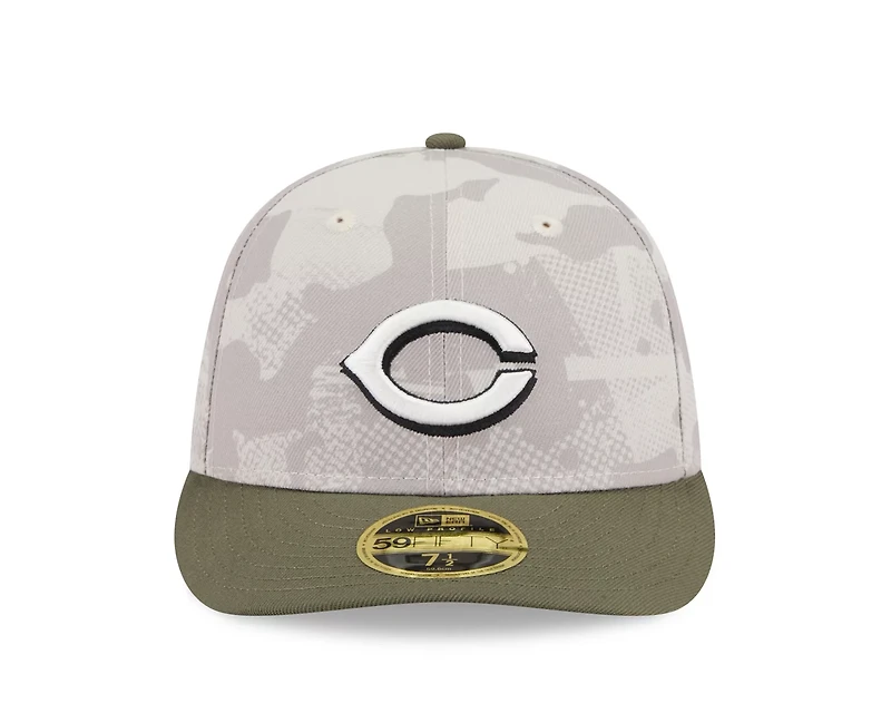 New Era Men's Cincinnati Reds  2025 Armed Forces Day Low Profile 59FIFTY