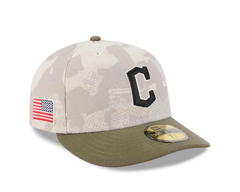 New Era Men's Cleveland Guardians  2025 Armed Forces Day 59FIFTY