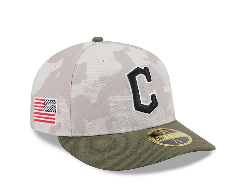 New Era Men's Cleveland Guardians 2025 Armed Forces Day Low Profile 59FIFTY