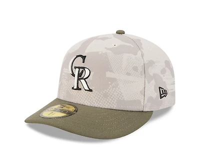 New Era Men's Colorado Rockies  2025 Armed Forces Day 59FIFTY