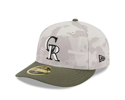 New Era Men's Colorado Rockies  2025 Armed Forces Day Low Profile 59FIFTY