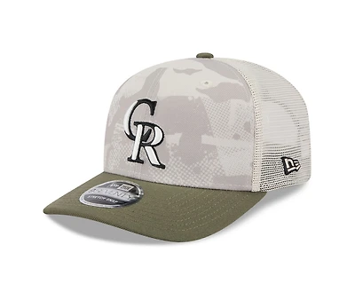 New Era Men's Colorado Rockies  2025 Armed Forces Day Stretch Snap 9SEVENTY