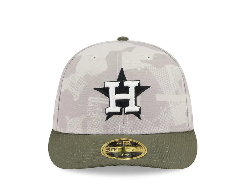 New Era Men's Houston Astros  2025 Armed Forces Day Low Profile 59FIFTY