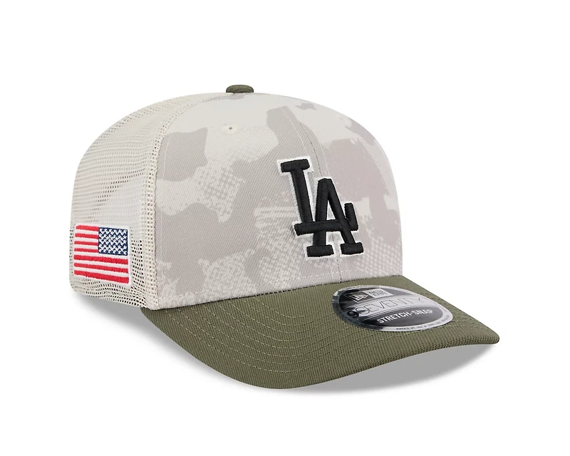 New Era Men's Los Angeles Dodgers 2025 Armed Forces Day Stretch Snap 9SEVENTY