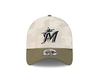 New Era Men's Miami Marlins  2025 Armed Forces Day 39THIRTY