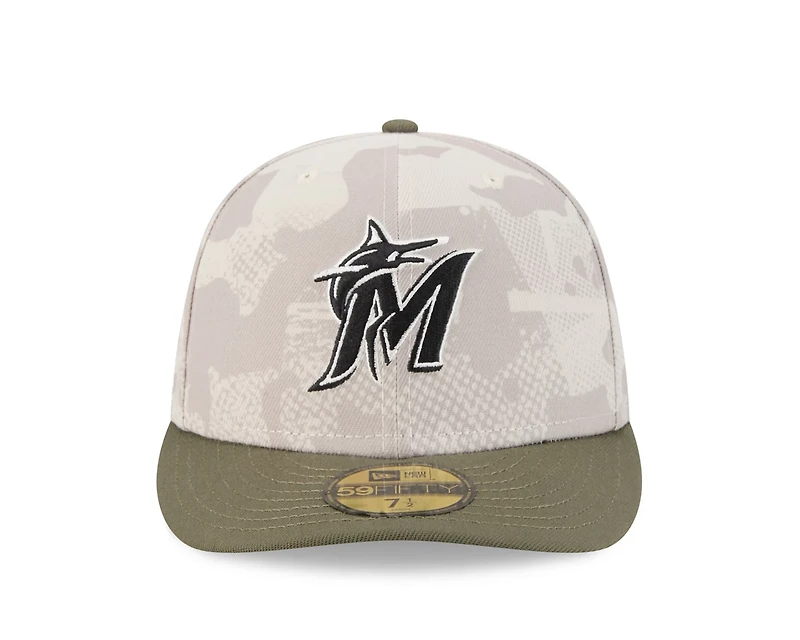 New Era Men's Miami Marlins  2025 Armed Forces Day 59FIFTY