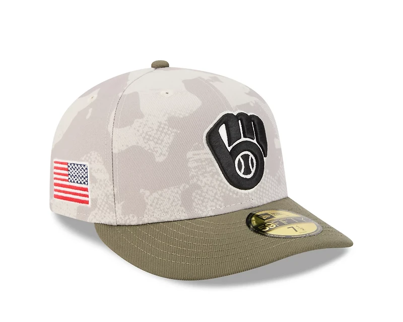 New Era Men's Milwaukee Brewers  2025 Armed Forces Day 59FIFTY