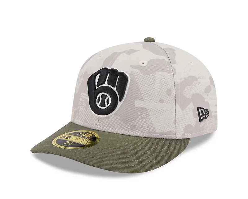 New Era Men's Milwaukee Brewers  2025 Armed Forces Day Low Profile 59FIFTY