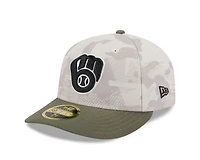 New Era Men's Milwaukee Brewers  2025 Armed Forces Day Low Profile 59FIFTY