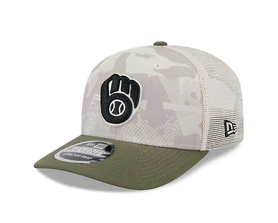 New Era Men's Milwaukee Brewers  2025 Armed Forces Day Stretch Snap 9SEVENTY