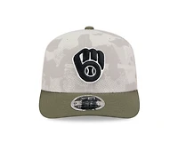 New Era Men's Milwaukee Brewers  2025 Armed Forces Day Stretch Snap 9SEVENTY