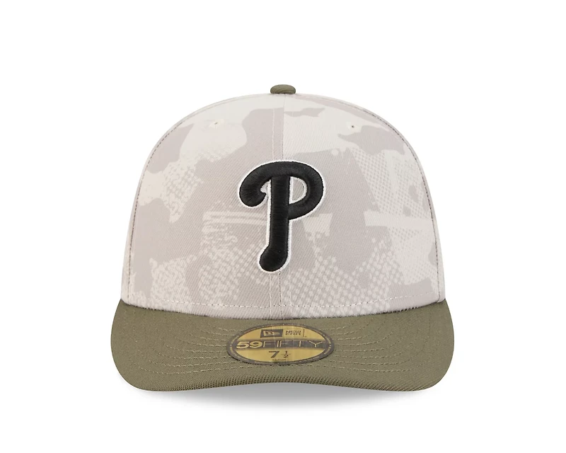 New Era Men's PhiladeLow Profilehia Phillies 2025 Armed Forces Day 59FIFTY