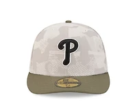 New Era Men's PhiladeLow Profilehia Phillies  2025 Armed Forces Day 59FIFTY
