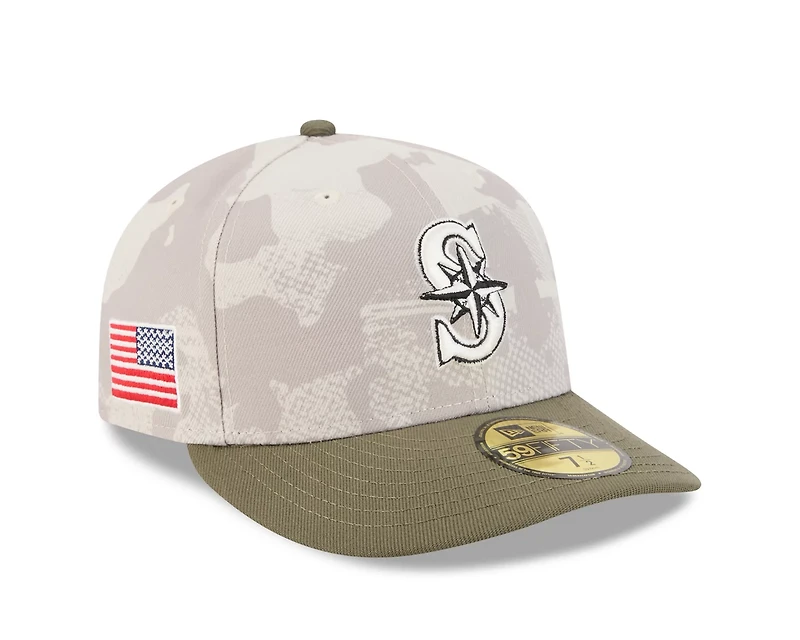 New Era Men's Seattle Mariners  2025 Armed Forces Day 59FIFTY