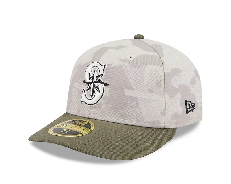New Era Men's Seattle Mariners  2025 Armed Forces Day Low Profile 59FIFTY