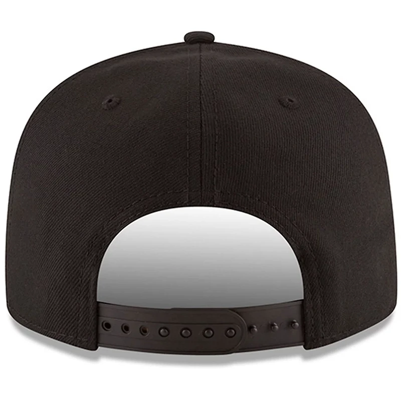 New Era Miami Heat  White Logo 9FIFTY Adjustable Snapback Hat
