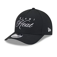 New Era Miami Heat 2025 NBA Draft M-Crown A-Frame 9FORTY Adjustable Hat