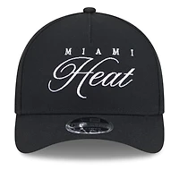 New Era Miami Heat 2025 NBA Draft M-Crown A-Frame 9FORTY Adjustable Hat