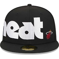 New Era Miami Heat Checkerboard UV 59FIFTY Fitted Hat