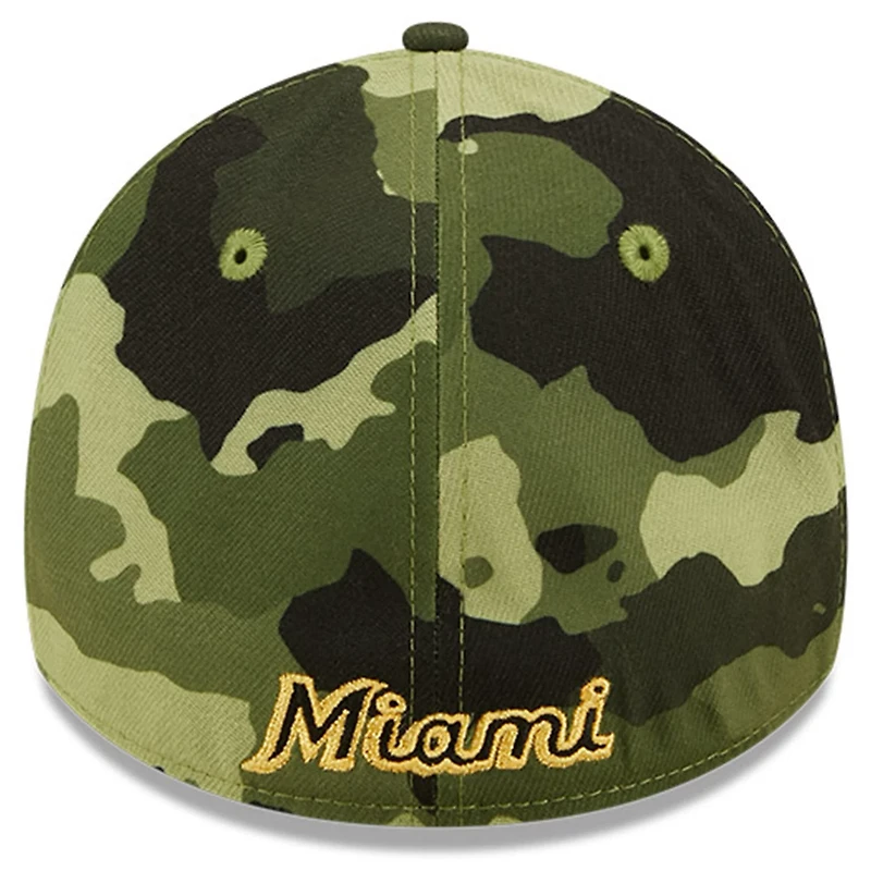New Era Miami Marlins 2022 Armed Forces Day 39THIRTY Flex Hat