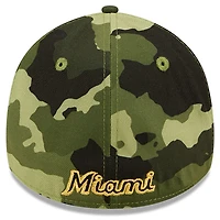 New Era Miami Marlins 2022 Armed Forces Day 39THIRTY Flex Hat