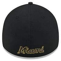 New Era Miami Marlins 2024 Armed Forces Day 39THIRTY Flex Hat
