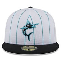 New Era Miami Marlins 2024 Batting Practice 59FIFTY Fitted Hat