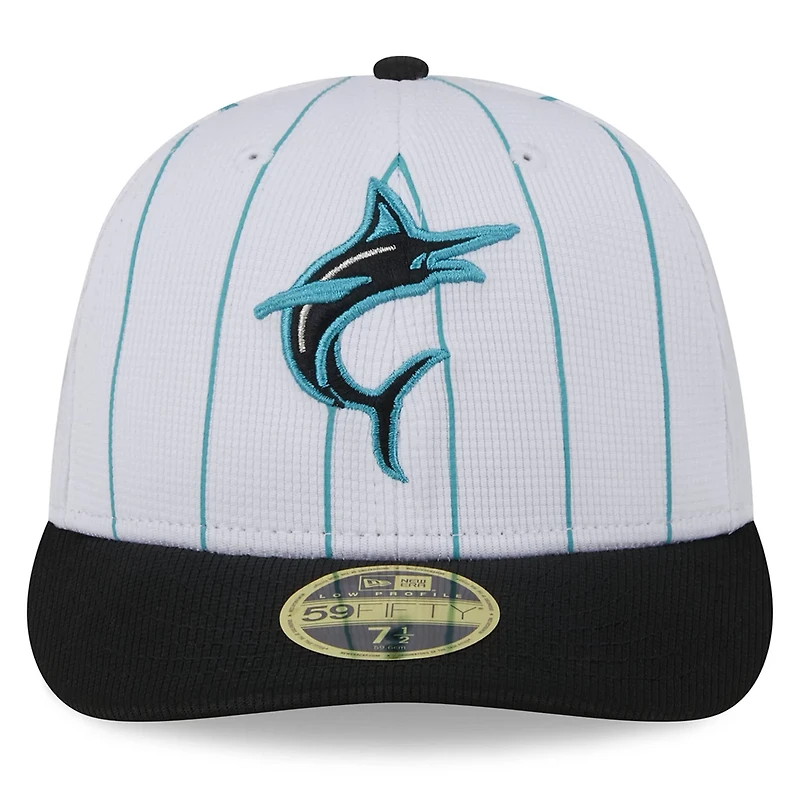 New Era Miami Marlins 2024 Batting Practice Low Profile 59FIFTY Fitted Hat