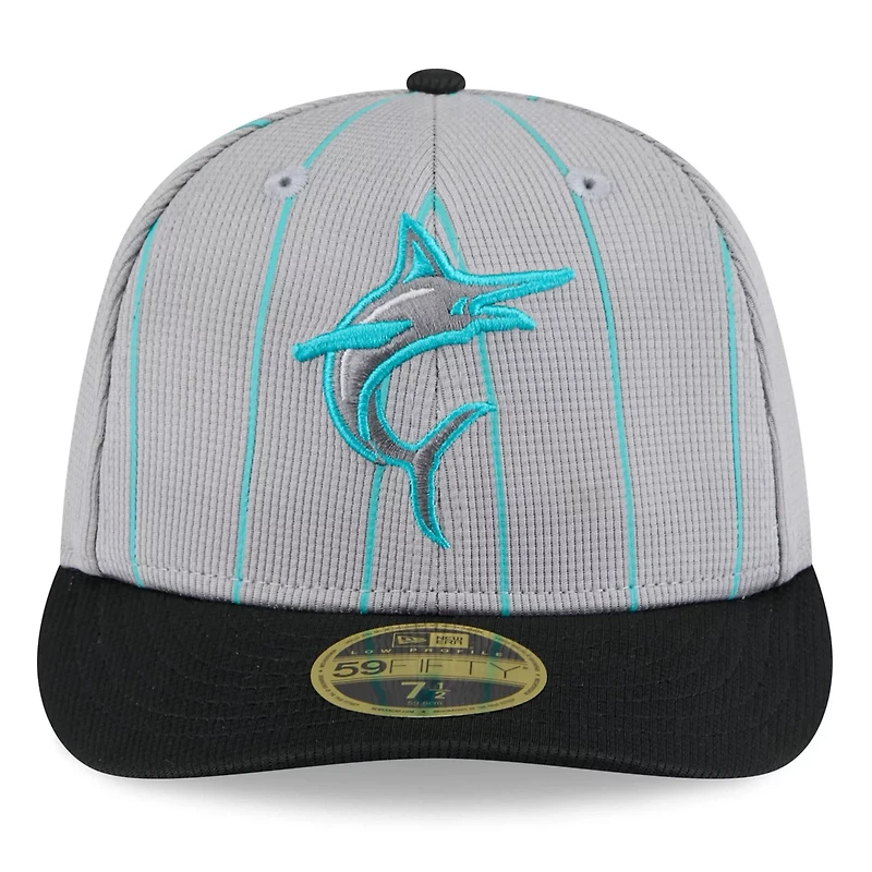 New Era Miami Marlins 2025 Batting Practice Low Profile 59FIFTY Fitted Hat