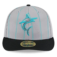 New Era Miami Marlins 2025 Batting Practice Low Profile 59FIFTY Fitted Hat