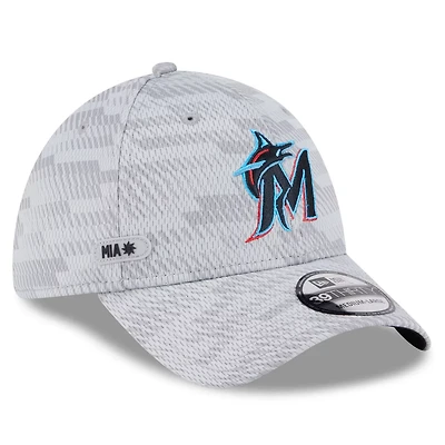 New Era Miami Marlins 2025 MLB Clubhouse 39THIRTY Flex Hat