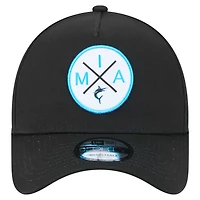 New Era Miami Marlins 9FORTY A-Frame Adjustable Hat