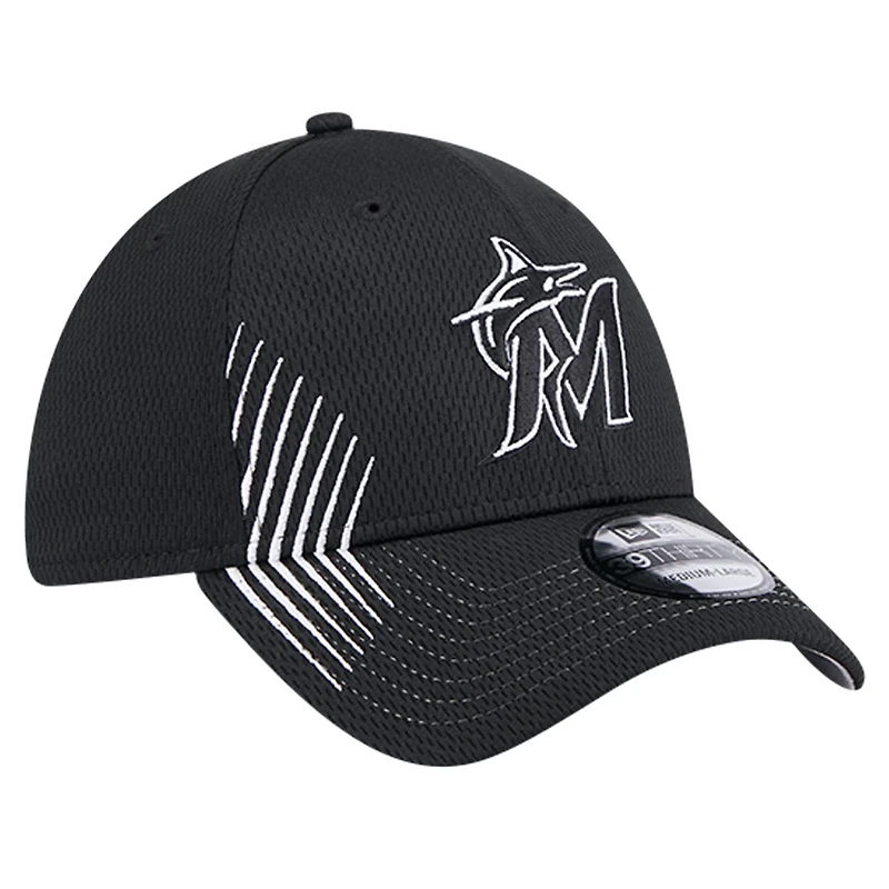 New Era Miami Marlins Active Dash Mark 39THIRTY Flex Hat