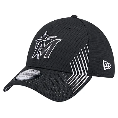 New Era Miami Marlins Active Dash Mark 39THIRTY Flex Hat