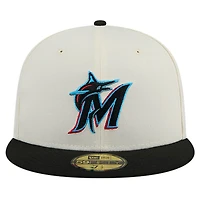 New Era Miami Marlins Chrome 59FIFTY Fitted Hat