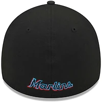 New Era Miami Marlins Logo 39THIRTY Flex Hat