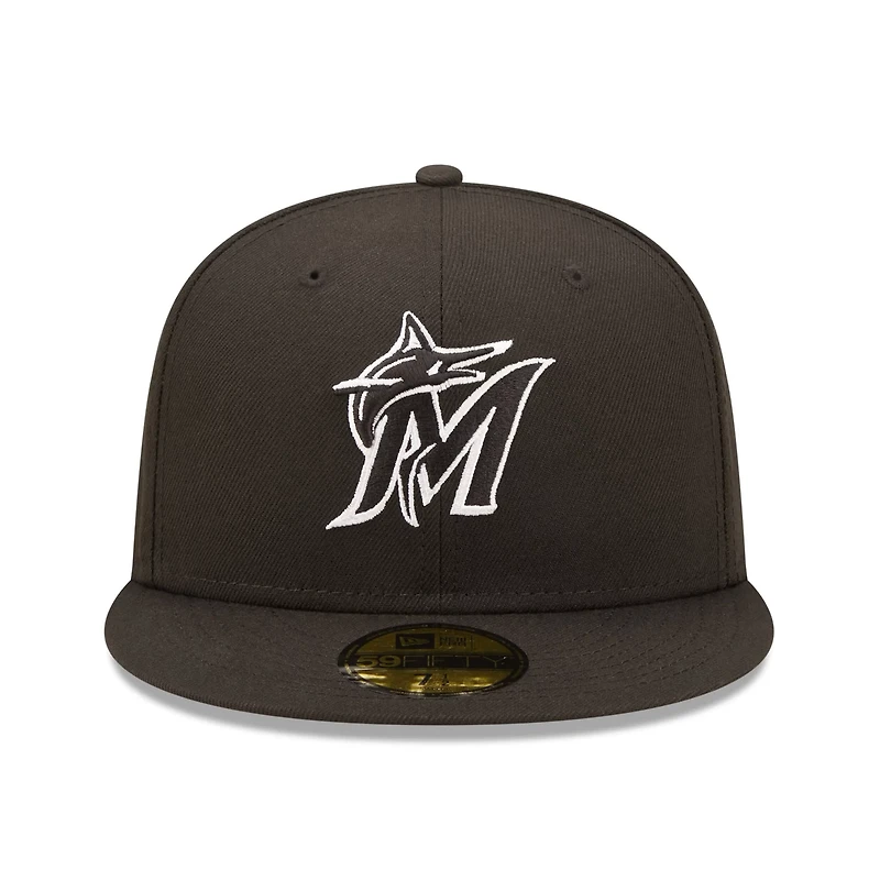 New Era Miami Marlins Logo 59FIFTY Fitted Hat