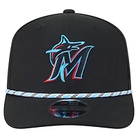 New Era Miami Marlins Multi-Rope 9SEVENTY Stretch-Snap Hat